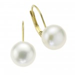 333 Gold Ohrhänger mit Süßwasserperle 8mm 8 Karat
