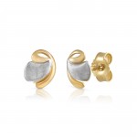 333 Gold Ohrstecker in eleganter Form filigran ausgearbeitet