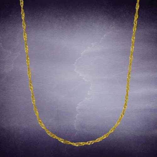 333 Gold Singapurkette 42 cm länge 8 Karat