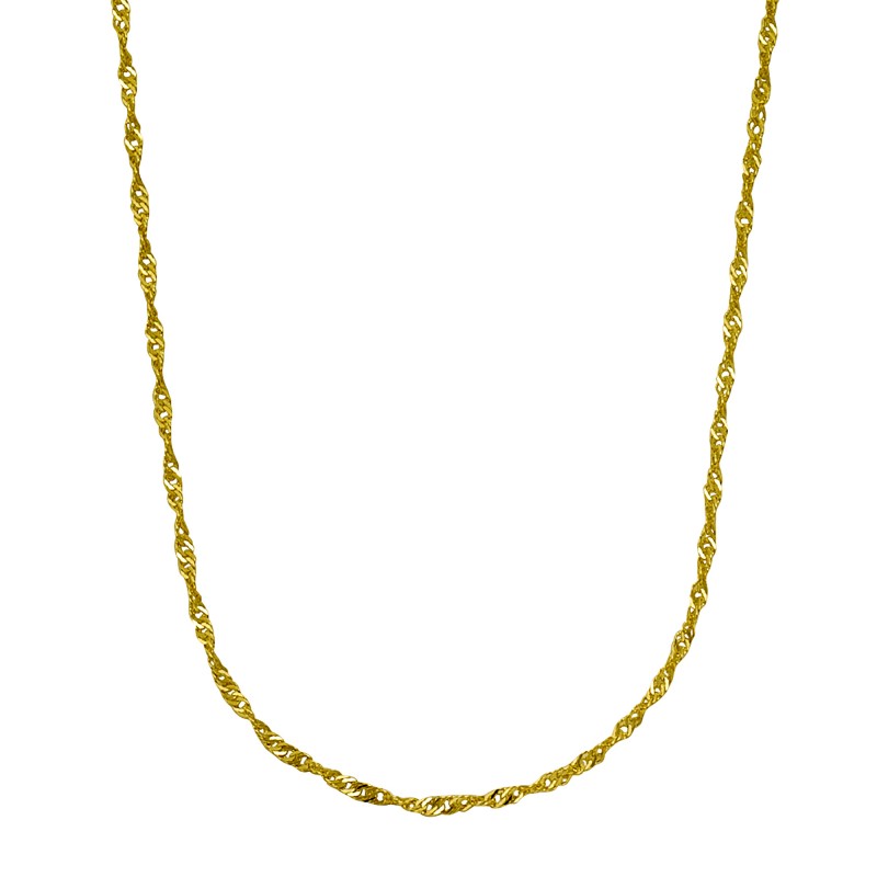 333 Gold Singapurkette 42 cm länge 8 Karat