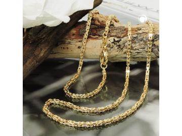 Königskette aus 585 Gold 14 Karat sehr edel 50 cm länge