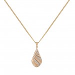333 Goldkette mit Anhänger Fascination Ellen K. 45 cm länge