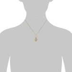 333 Goldkette mit Anhänger Fascination Ellen K. 45 cm länge