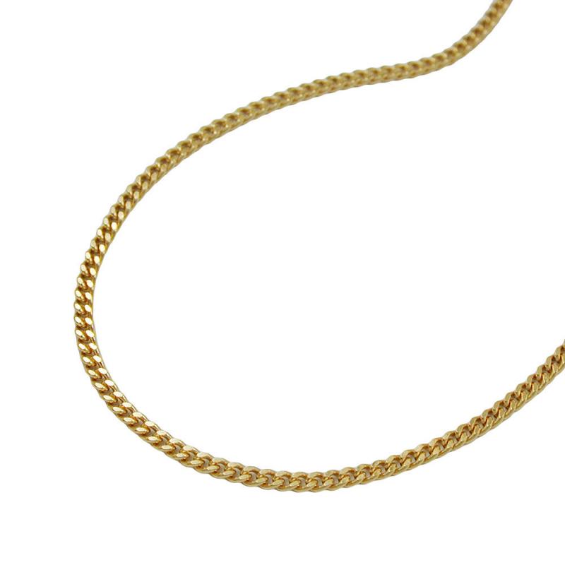 Panzerkette aus 375 Gelbgold 9 Karat 38cm Länge