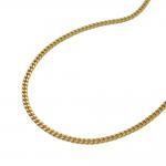Panzerkette aus 375 Gelbgold 9 Karat 38cm Länge