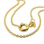 Ankerkette rund 375 Gold 38cm länge