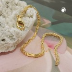 585 Gold Armband prachtvolle Königskette 14 Karat 18,5 cm