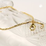 Schönes massives Damen Panzer-Armband 585 Gelbgold 14 Karat