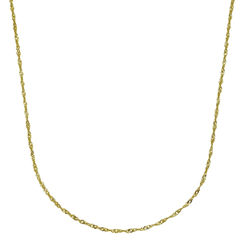 585 Goldcollier Singapurkette 45 cm länge