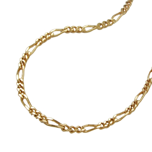 585 Goldkette, 14 Kt diamantiert 42 cm