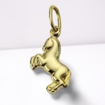 Anhänger Pferd aus 333 Gelbgold 1,9 cm länge 8 Karat