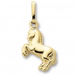 Anhänger Pferd aus 333 Gelbgold 1,9 cm länge 8 Karat