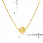 Collier mit wunderschöner Kugel 45 cm 375 Gold Fascination by Ellen K.