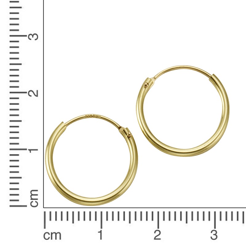 Creolen 585/- Gold 1,3cm