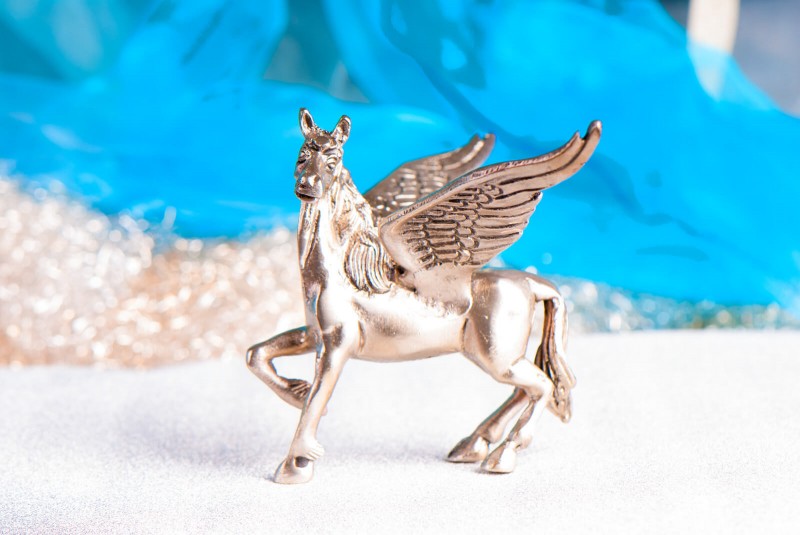 Pegasus - versilbert