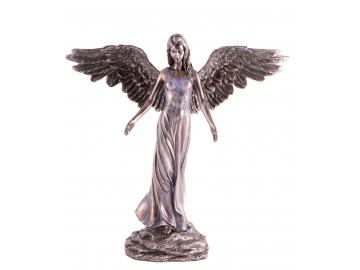 Friedensengel Bronze Kunstharz, 30cm