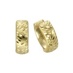 Schöne breite Creolen aus 333 Gelbgold 1,3 cm Vivance
