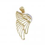 Gold Engels Flügel 375 Gold 9 Karat bicolor diamantiert