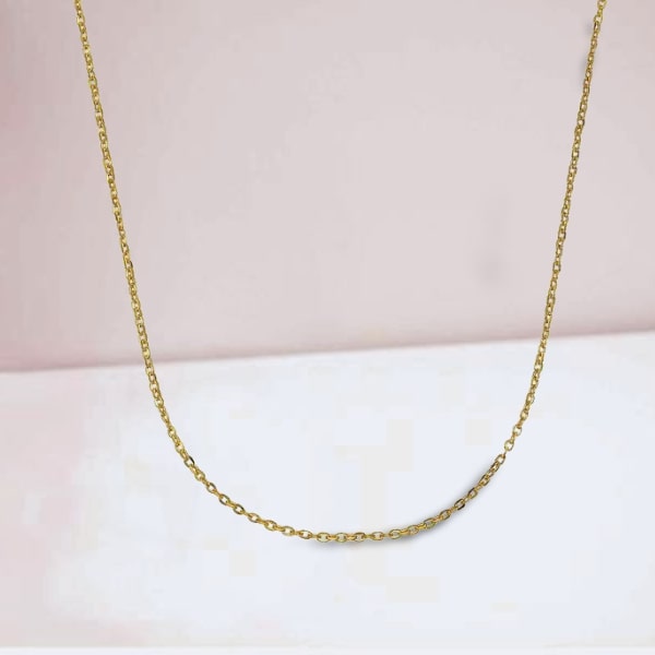 Goldkette aus 585 Gelbgold 42 cm länge Ankerkette 14 Karat