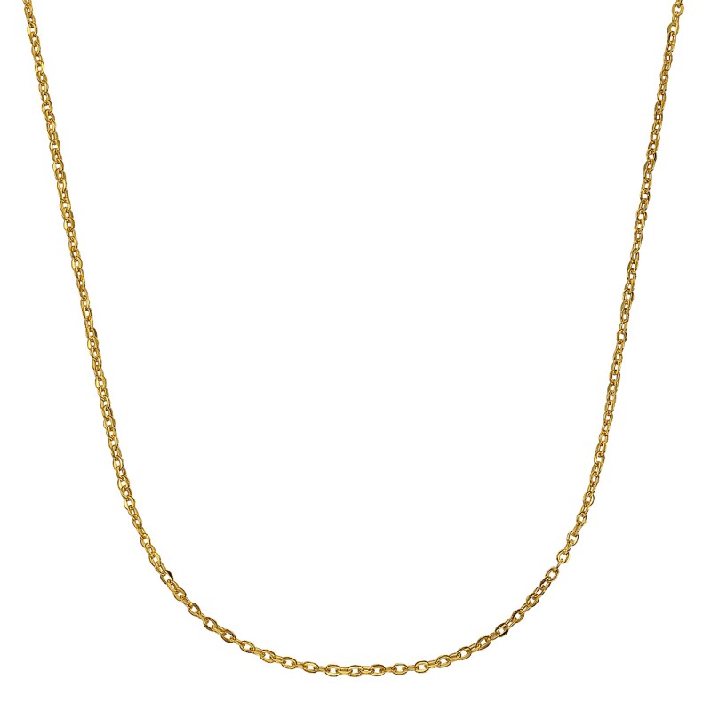 Goldkette aus 585 Gelbgold 42 cm länge Ankerkette 14 Karat