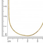 Goldkette aus 585 Gelbgold 42 cm länge Ankerkette 14 Karat