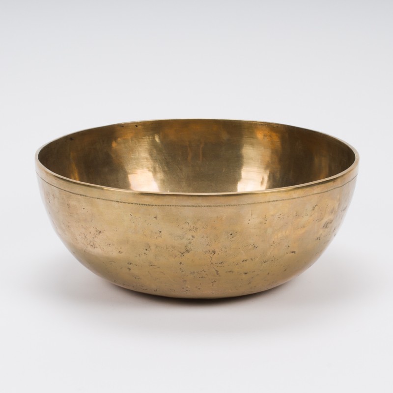 Klangschale Planetenschale Inspiration und Fröhlichkeit mit Neptun Kopf Becken Herz Fuß Schale 1300-1400 gr mit  Klöppel