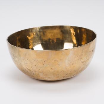 Klangschale Planetenschale Wohlige Schwingungen mit Mond Bauch Schale 1500-1600 gr mit  Klöppel