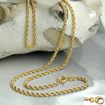 Kordelkette 375 Gold 9 Karat 42 cm
