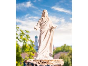 Kunststein Figur Jesus Kunstharz, 29,5cm