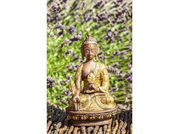 Medizin Buddha aus Messing 15 cm höhe
