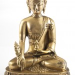 Medizin Buddha aus Messing 20 cm höhe