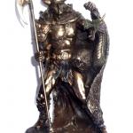 Nordischer Gott Loki aus Polyresin - bronziert
