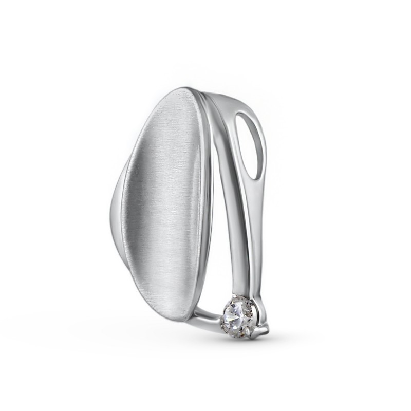 925 Silber Anhänger in schönem Design mit einem Zirkonia