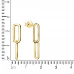 Ohrstecker 925 Silber im trendigen Chunky Chain Design