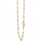 Trendige Kette Chunky Chain 45 cm aus Silber vergoldet