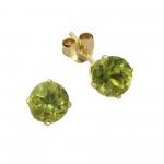 Schmuck der Ägypter Ohrstecker 333 Gold mit Peridot Steinen