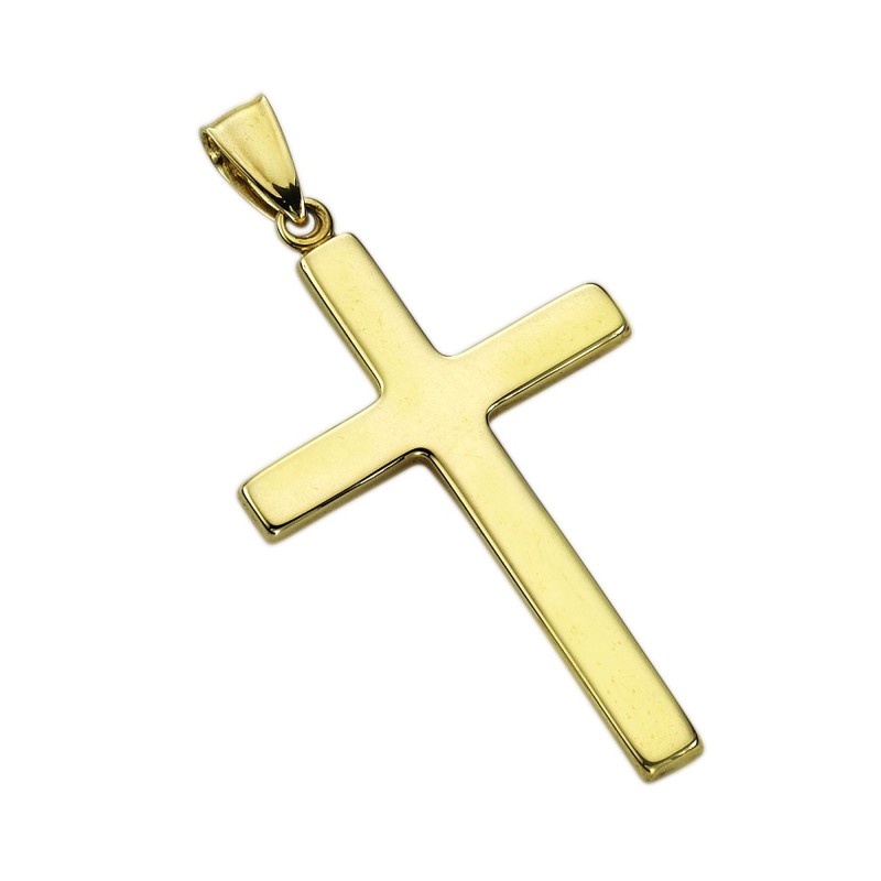 Schönes 333 Goldkreuz 4,1 cm Geschenk