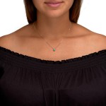 Schönes Schmuckset Kette 45cm Ohrhänger 925 Silber vergoldet mit Türkisen