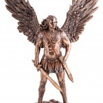 St. Michael Kunstharz, 27,5 cm