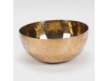 Tibetische Klangschale Einzelstück Becken Bauch und Herz Schale 1200-1300 gr mit Klöppel