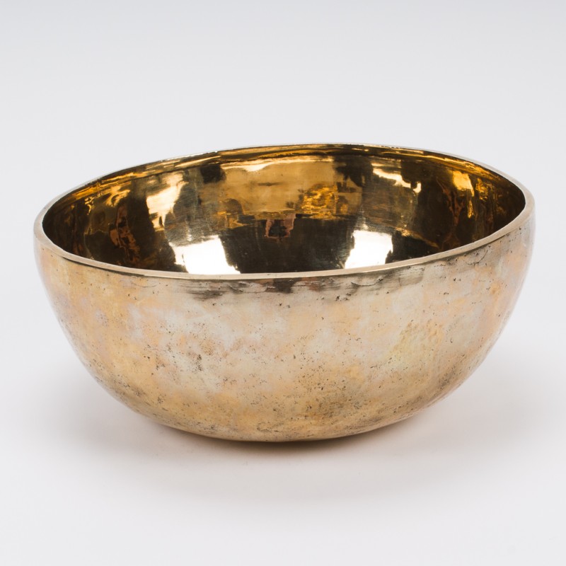 Tibetische Klangschale Tiefen Heilung Einzelstück Fuß Bauch und Becken Schale 1700-1800 gr mit Klöppel