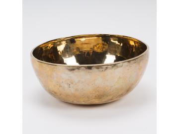Tibetische Klangschale Tiefen Heilung Einzelstück Fuß Bauch und Becken Schale 1700-1800 gr mit Klöppel