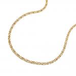 S-Panzer Kette 585 Gold 14 Karat 1,2 mm 45 cm länge