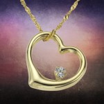 Wunderschöner 333 Gold Halsschmuck Kette mit Zirkonia 42 cm