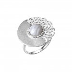 Wunderschöner Achat Ring aus 925 Silber mit Zirkonia Ring