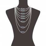 Wunderschönes 375 Weißgold Collier mit Diamanten