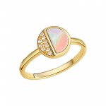 glänzender leichter Sommer Ring aus 925 Sterling Silber