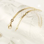 Wunderschönes Armband 585 Gold zweifach diamantiert 18,5 cm